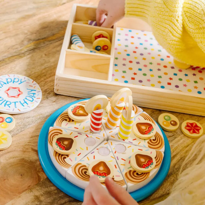 Melissa and Doug Birthday Party - Wooden Play Food