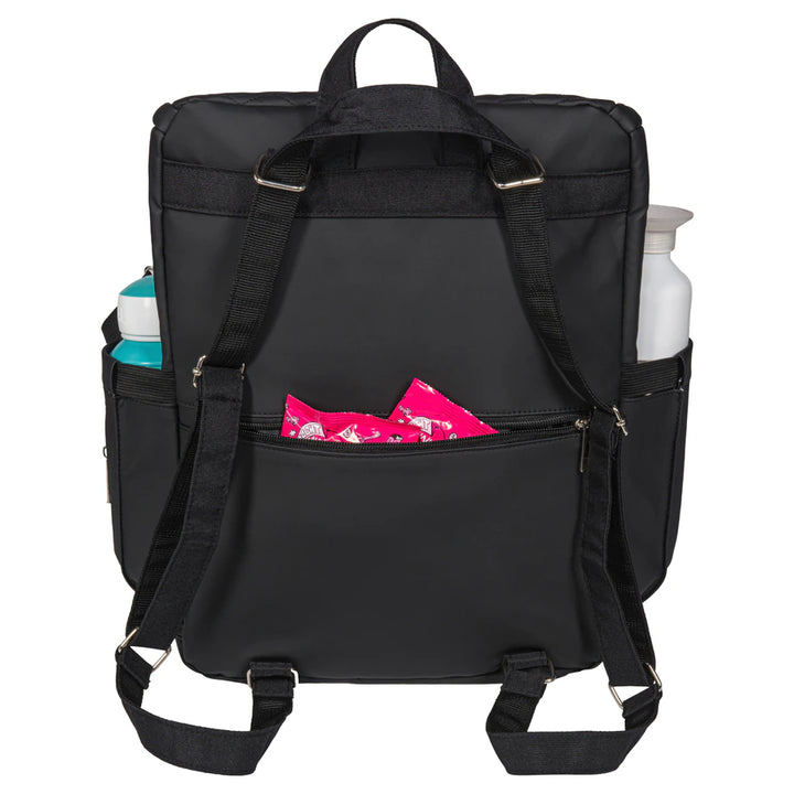 Dooky Diaper Backpack 2 in 1 (Black)