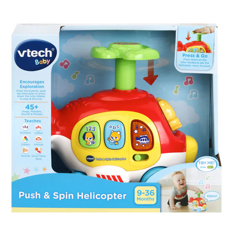 Vtech Push And Spin Helicopter Vtech Push And Spin Helicopter