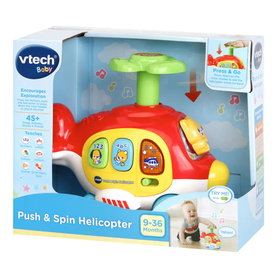 Vtech Push And Spin Helicopter Vtech Push And Spin Helicopter