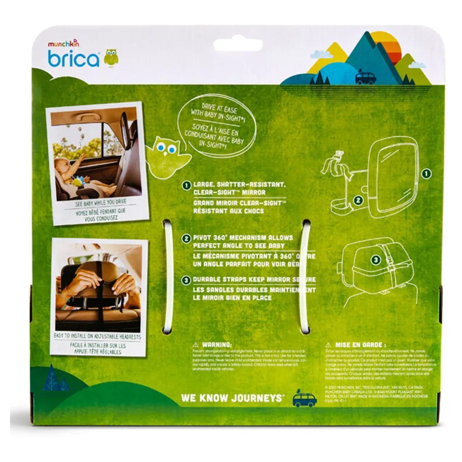 Munchkin Brica 360° Baby In Sight Pivot Car Mirror