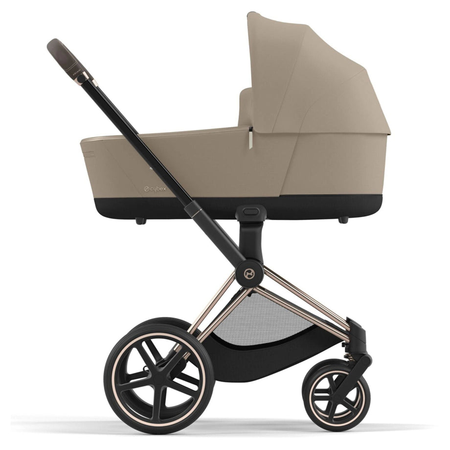 Cybex Priam Rosegold Frame & Lux Carry Cot