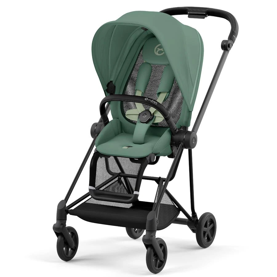 Cybex - إطار Mios باللون الأسود غير اللامع مع مجموعة مقعد Cybex - إطار Mios باللون الأسود غير اللامع مع مجموعة مقعد