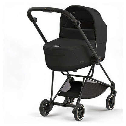 Cybex Mios Matt Black Frame & Lux Carry Cot