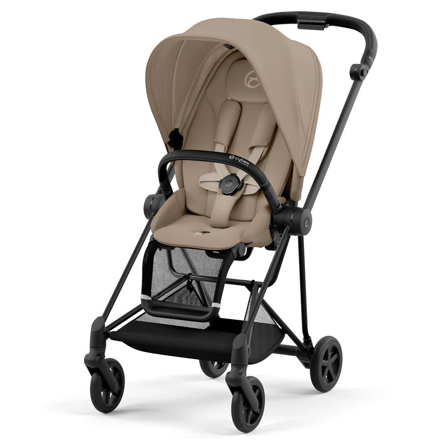 Cybex - إطار Mios باللون الأسود غير اللامع مع مجموعة مقعد Cybex - إطار Mios باللون الأسود غير اللامع مع مجموعة مقعد