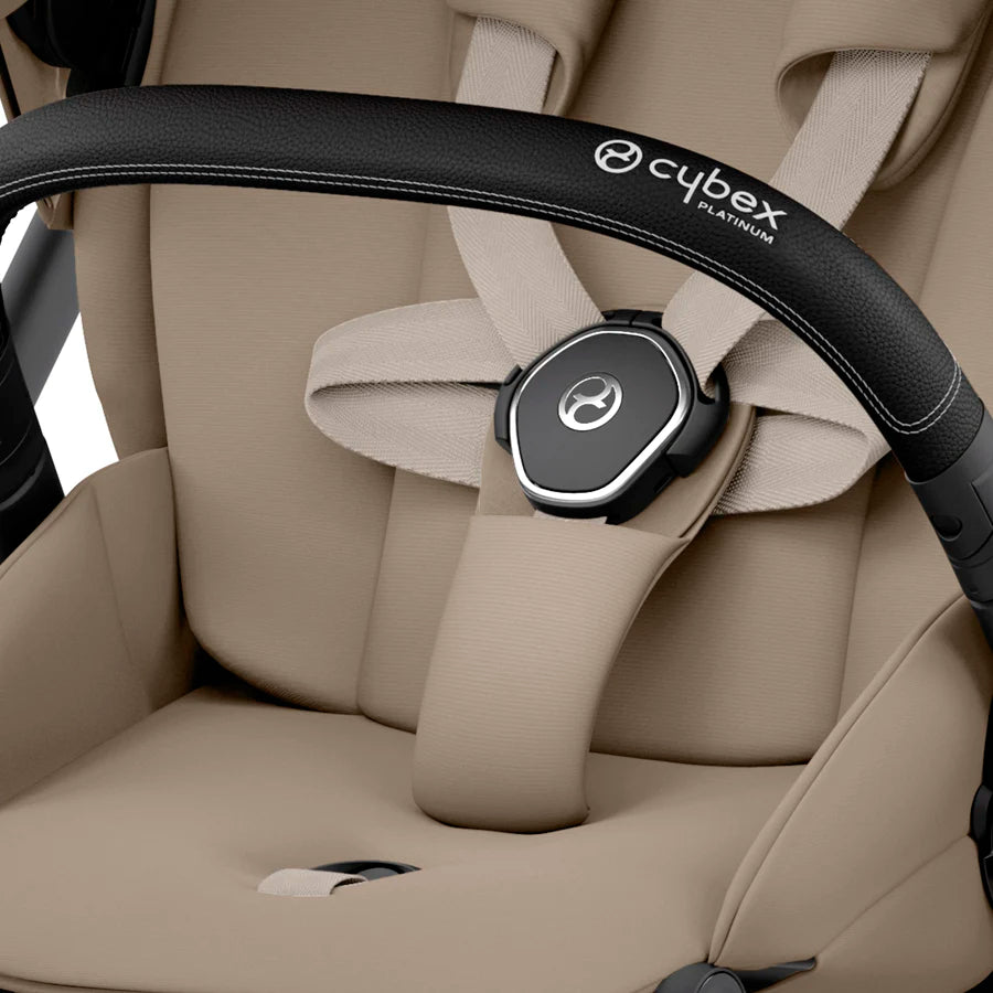 Cybex - إطار Mios باللون الأسود غير اللامع مع مجموعة مقعد Cybex - إطار Mios باللون الأسود غير اللامع مع مجموعة مقعد