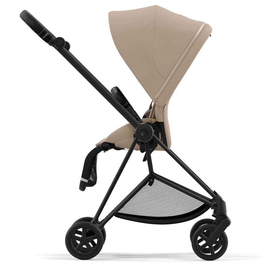 Cybex - إطار Mios باللون الأسود غير اللامع مع مجموعة مقعد Cybex - إطار Mios باللون الأسود غير اللامع مع مجموعة مقعد