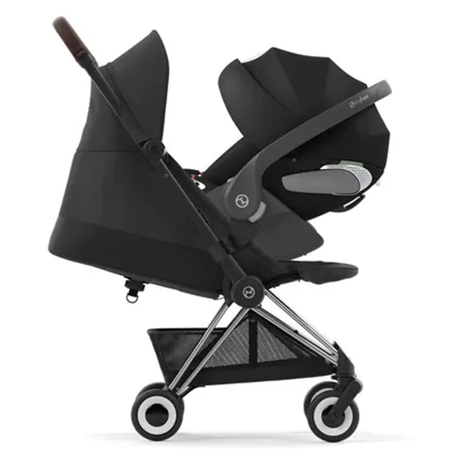 Cybex Coya Chrome Stroller (Sepia Black)
