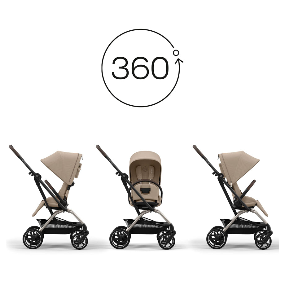 Cybex Eezy S Twist+2 Stroller (Beige)