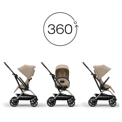 Cybex Eezy S Twist+2 Stroller (Beige)