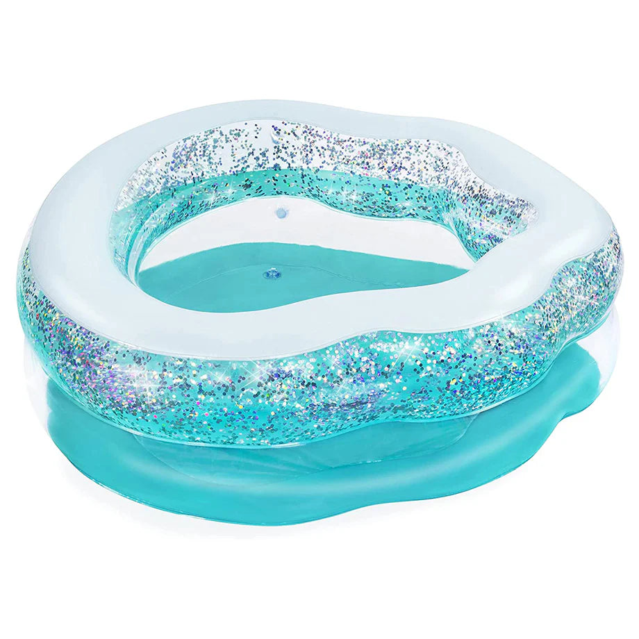 Bestway Sparkle Shell Kiddie Pool (59" x 50" x 17"/1.50m x 1.27m x 43cm)