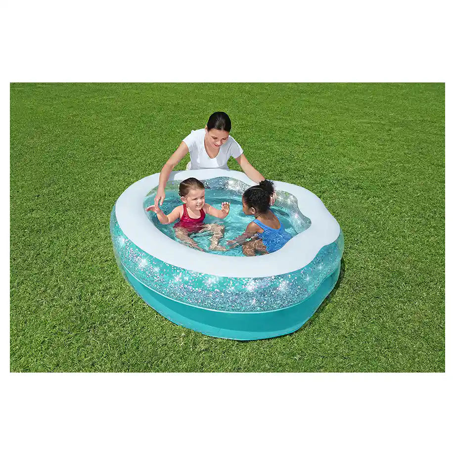 Bestway Sparkle Shell Kiddie Pool (59" x 50" x 17"/1.50m x 1.27m x 43cm)