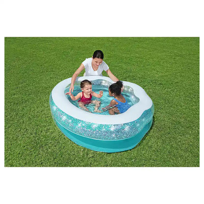 Bestway Sparkle Shell Kiddie Pool (59" x 50" x 17"/1.50m x 1.27m x 43cm)