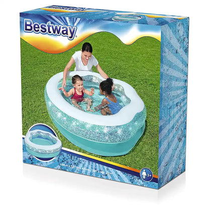 Bestway Sparkle Shell Kiddie Pool (59" x 50" x 17"/1.50m x 1.27m x 43cm)