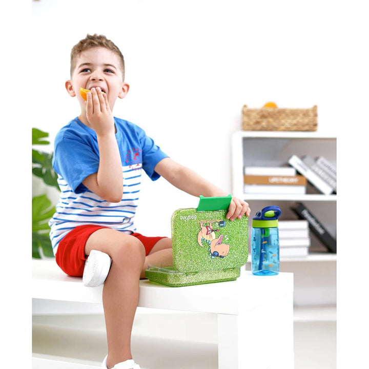 Bonfino Dino ABS Bento Lunch Box 1L (Blue)