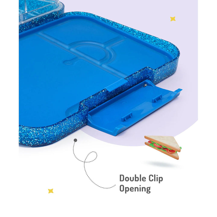 Bonfino Dino ABS Bento Lunch Box 1L (Blue)