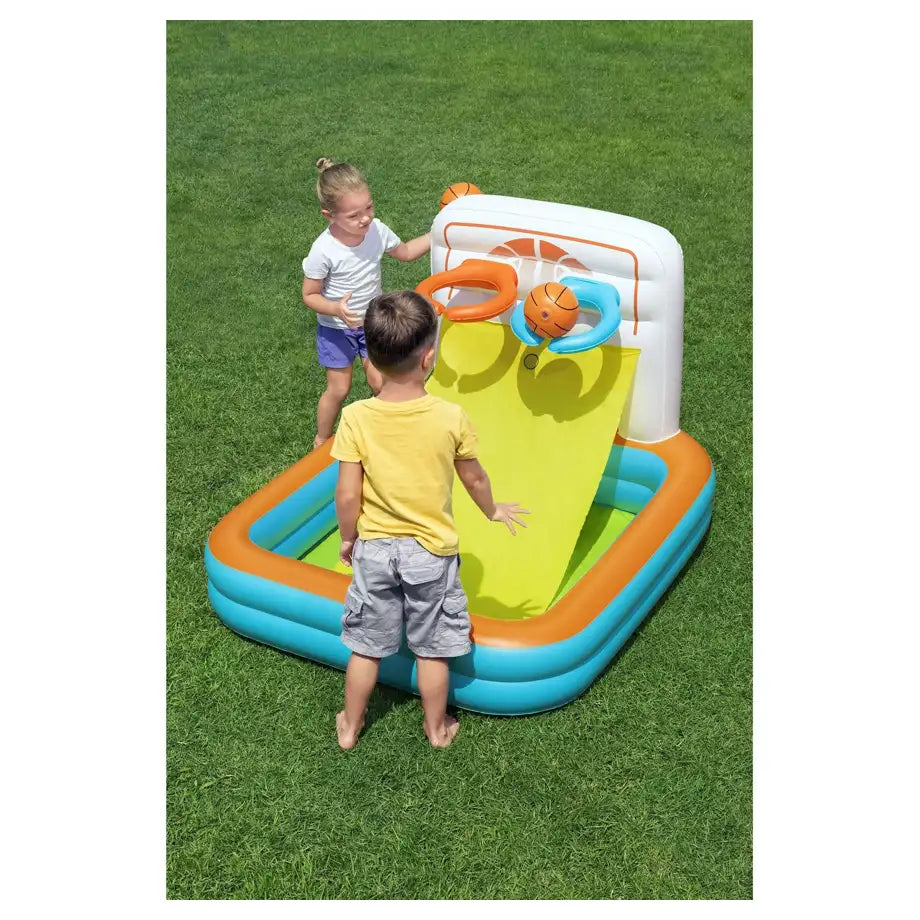 Bestway Kick 'N Swish 3-in-1 Multi-Use Ball Pit (1.20 m x 1.07 m x 84 cm)