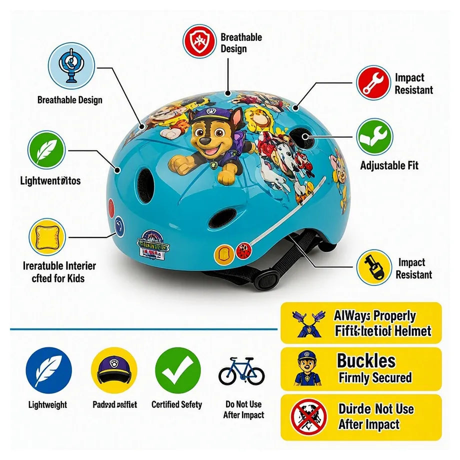 Ryder Eps Helmet With Diy Paw Patrol Deco Set