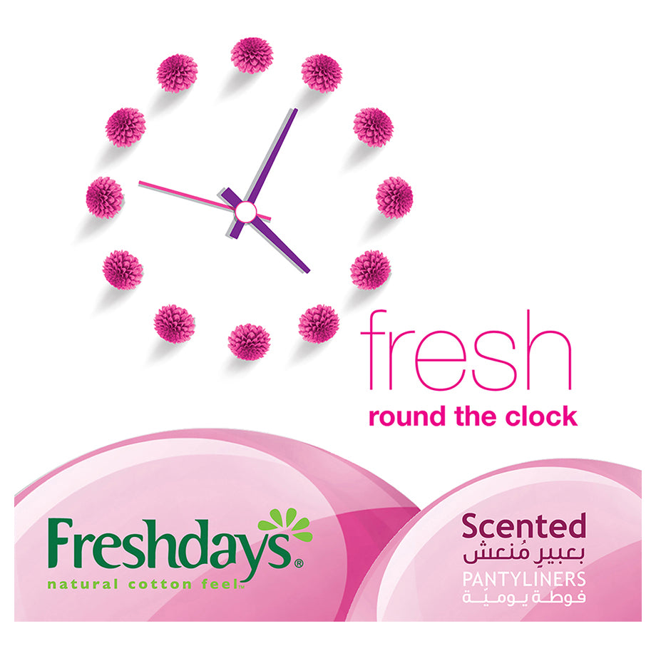 Freshdays Daily Liners Normal Scented 24 pads