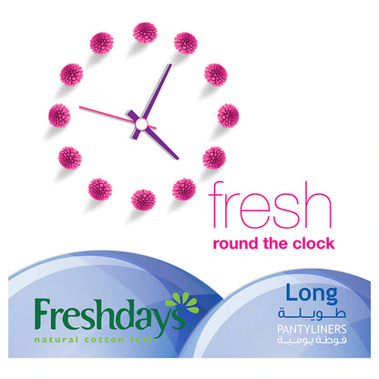 Freshdays Daily Liners Long Singles 34 Pads