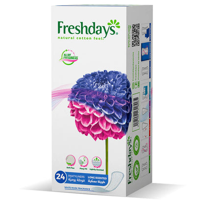 Freshdays Long Scented Daily Liners (24 Pads)