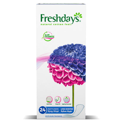 Freshdays Long Scented Daily Liners (24 Pads)