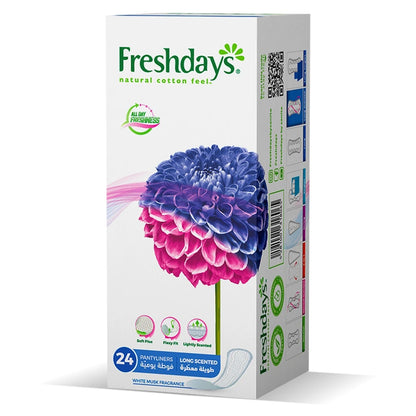 Freshdays Long Scented Daily Liners (24 Pads)