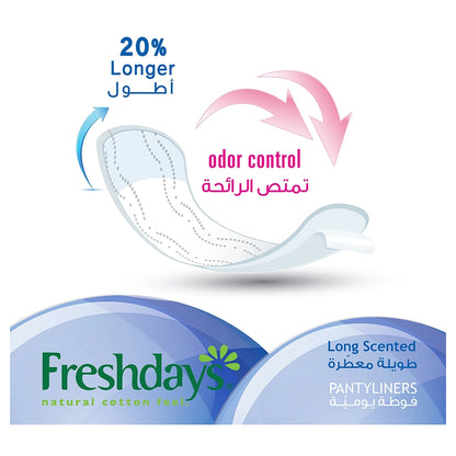 Freshdays Long Scented Daily Liners (24 Pads)