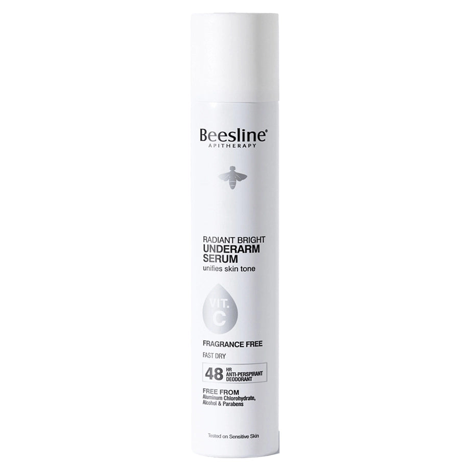 Beesline Radiant Bright Deo Serum Spray Fragrance Free 150ml