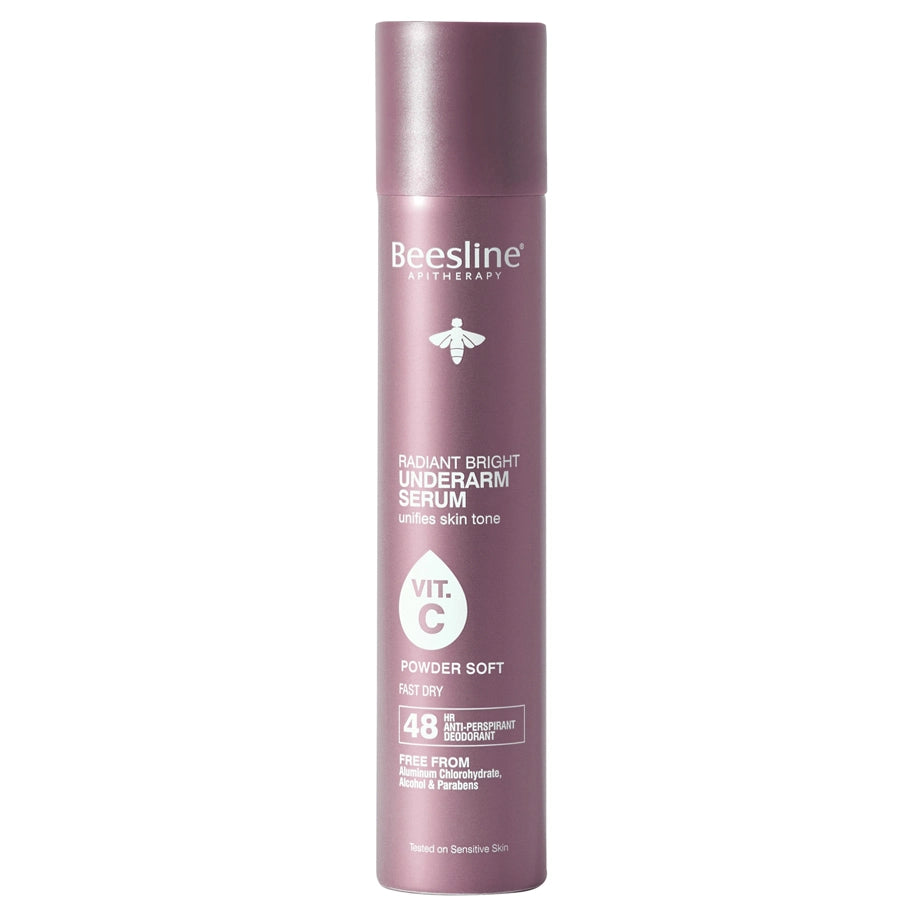 Beesline Radiant Bright Deo Serum Spray Powder Soft 150ml