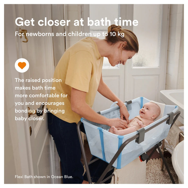stokke flexi bath transparent green Stokke Flexi Bath Bundle (Transparent Green) – Halamama.com