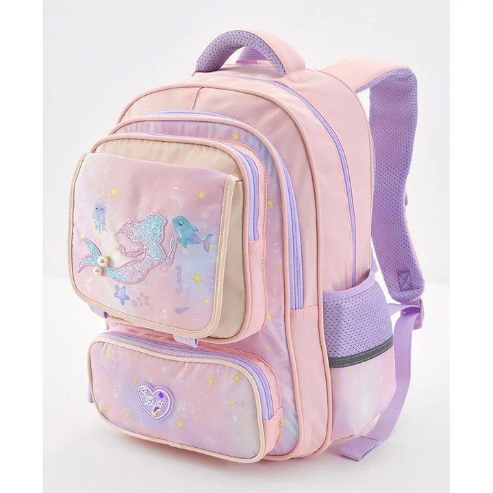 Bonfino Mermaid School Bag 17"(Pink)