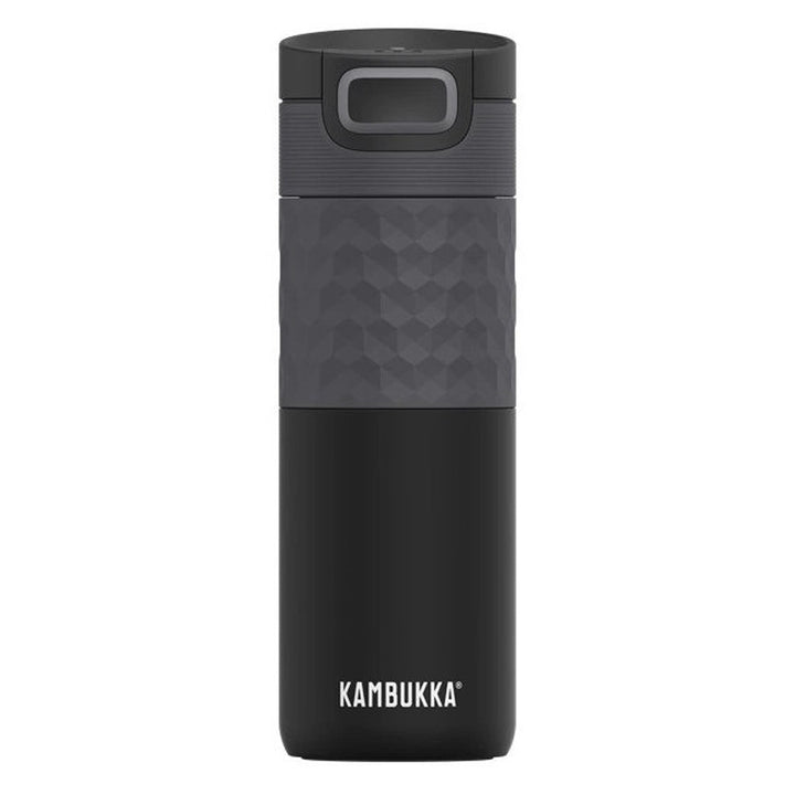 Kambukka Etna Grip SS Double Wall Vacuum Insulated Tumbler 500ml Black Steel