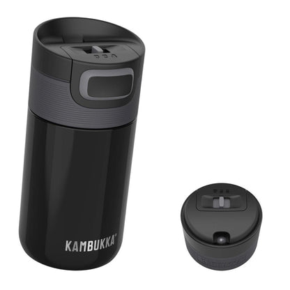 Kambukka Etna SS Double Wall Vacuum Insulated Tumbler 300ml (Pitch Black)