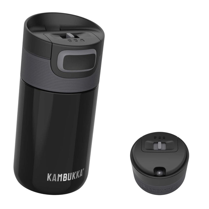 Kambukka Etna SS Double Wall Vacuum Insulated Tumbler 300ml (Pitch Black)