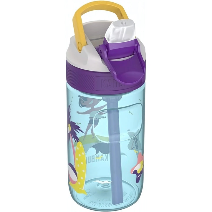 Kambukka Lagoon BPA Free Water Bottle with Straw Lid 400ml Surf Girl