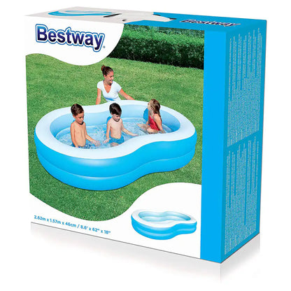 Bestway The Big Lagoon Family Pool (8.6' x 62" x 18"/2.62m x 1.57m x 46cm)