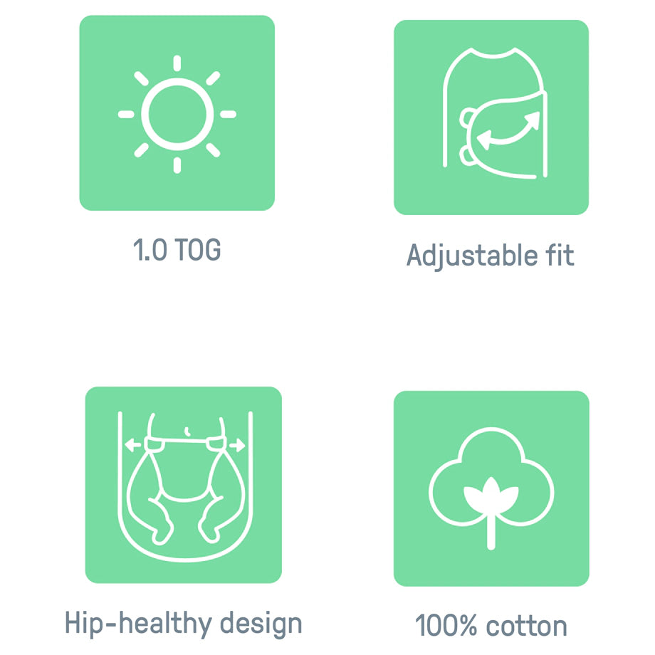 Ingenuity Original Swaddle by SwaddleMe Preemie 1-Pack (Ivory)