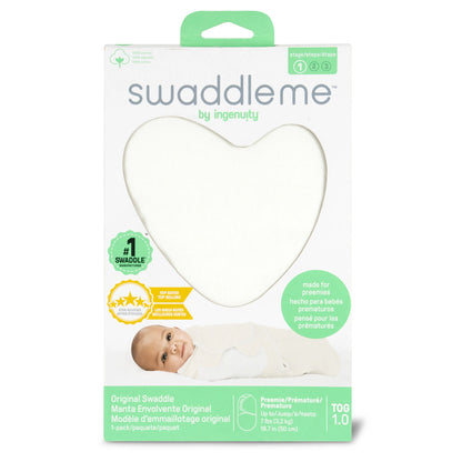 Ingenuity Original Swaddle by SwaddleMe Preemie 1-Pack (Ivory)