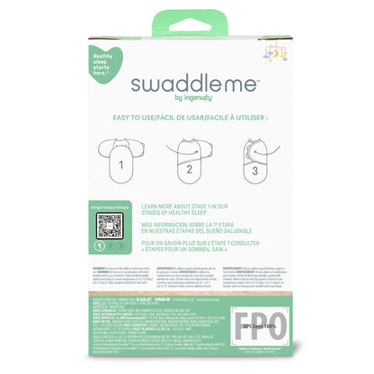 Ingenuity Original Swaddle by SwaddleMe Preemie 1-Pack (Ivory)
