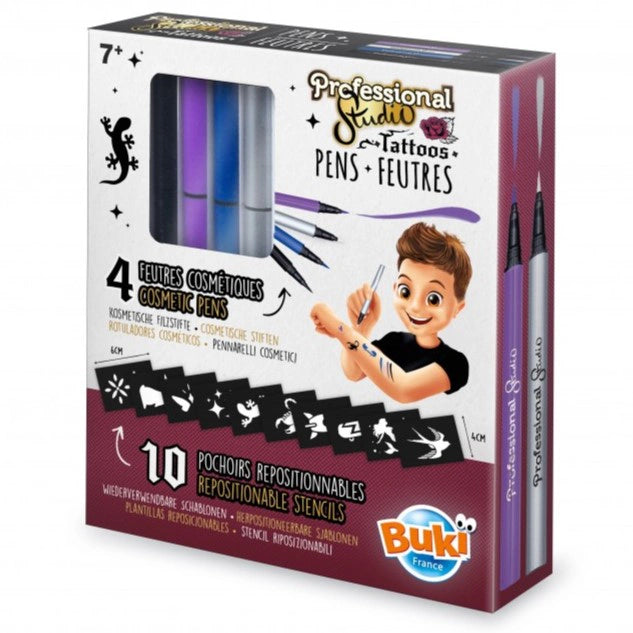 Buki France Tattoos Pens Silver