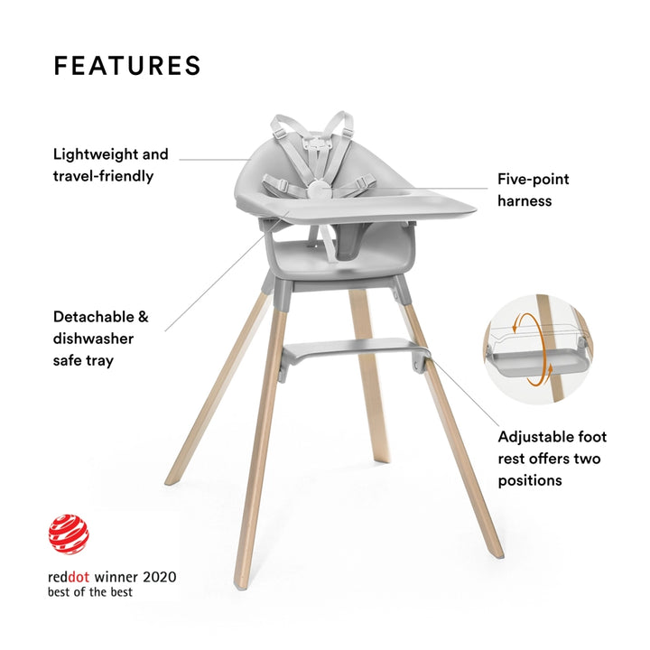 Stokke Clikk Highchair (Cloud Grey)