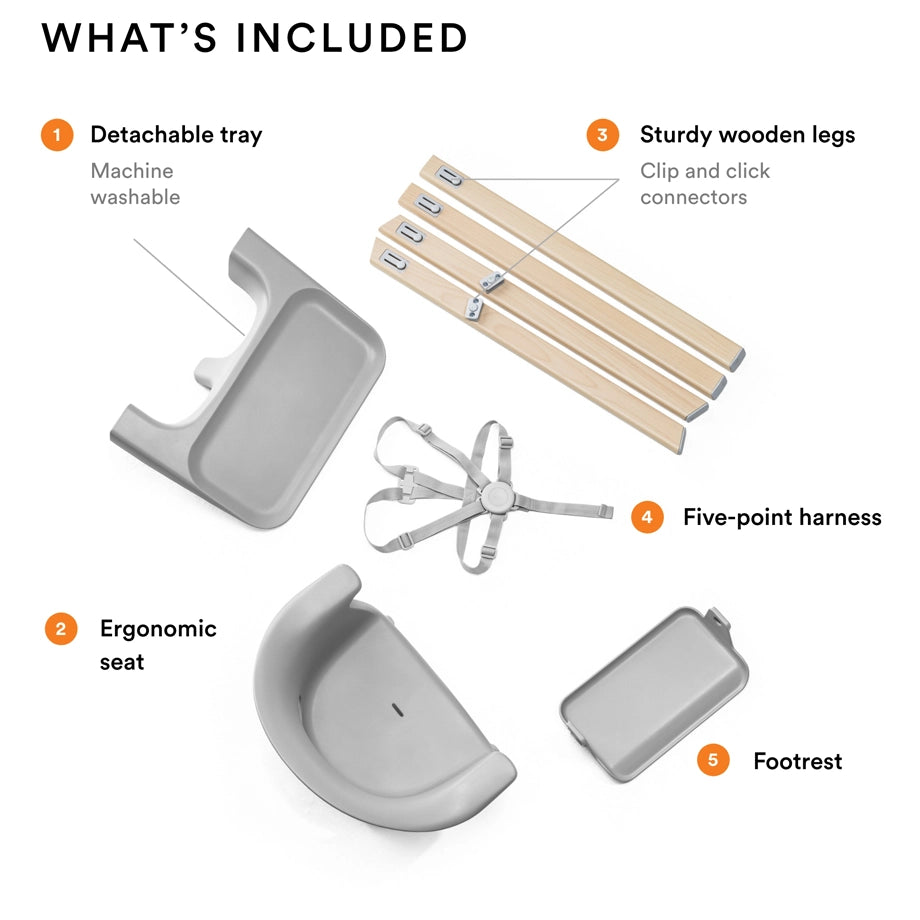 Stokke Clikk Highchair (Cloud Grey)