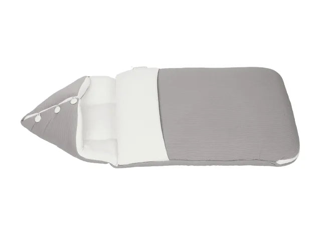 Little Angel White&Grey 2-in-1 Bamboo Cushioned Baby Sleeping Bag (Grey)