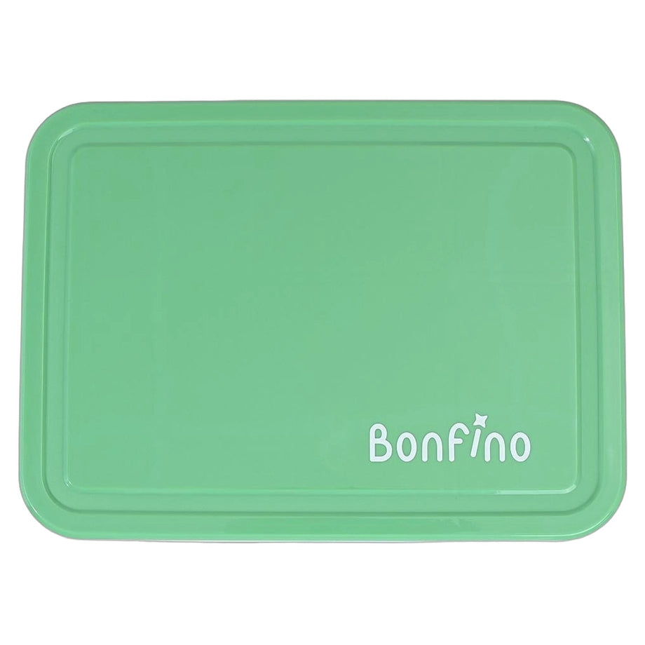 Bonfino Multi-Compartment Lunch Box Set (Green & Yellow)