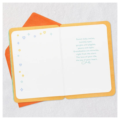 Hallmark Grandbabies Are Miracles New Baby Card for Grandparents