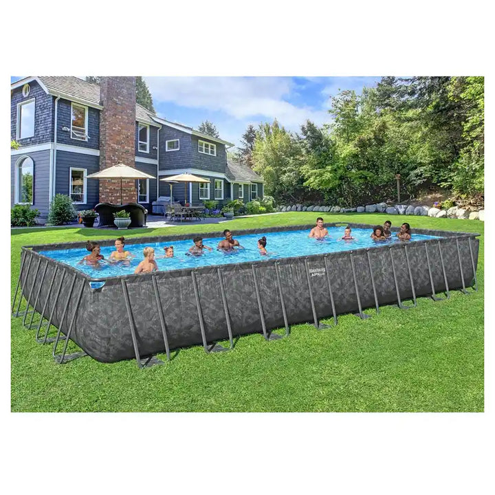 Bestway Rectangular Pool Set 9.56m x 4.88m x 1.32m – Halamama.com