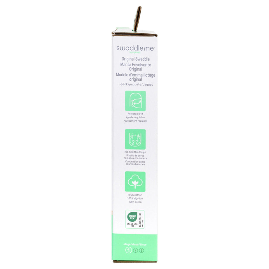 Ingenuity SwaddleMe Original Swaddle 3-Pack (Mountaineer)
