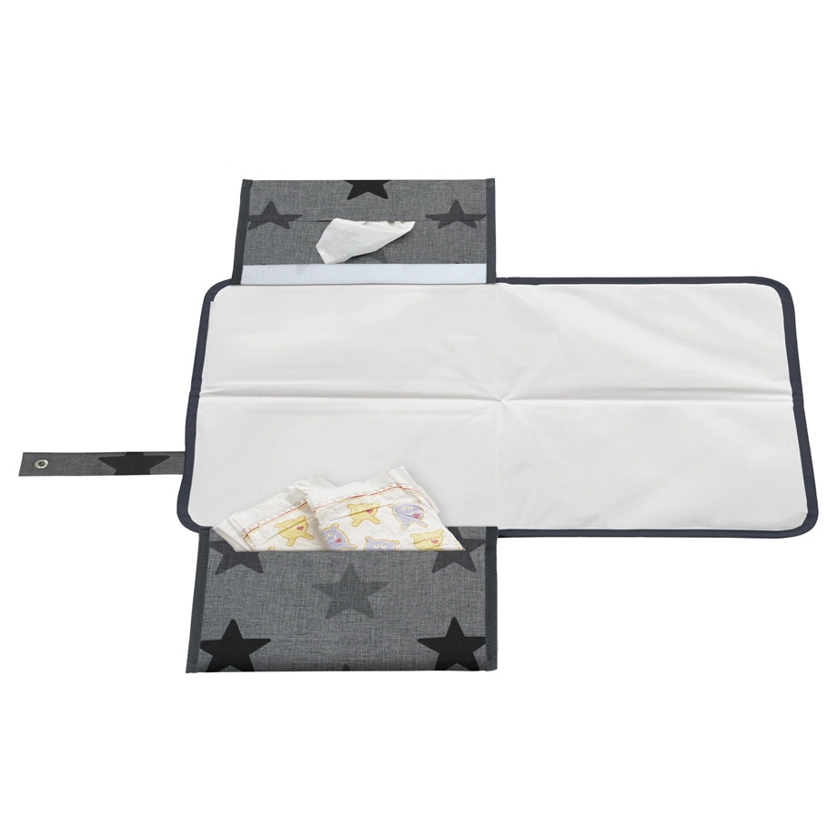 Dooky 3 in 1 Diaper Changing Pack (Grey Stars)