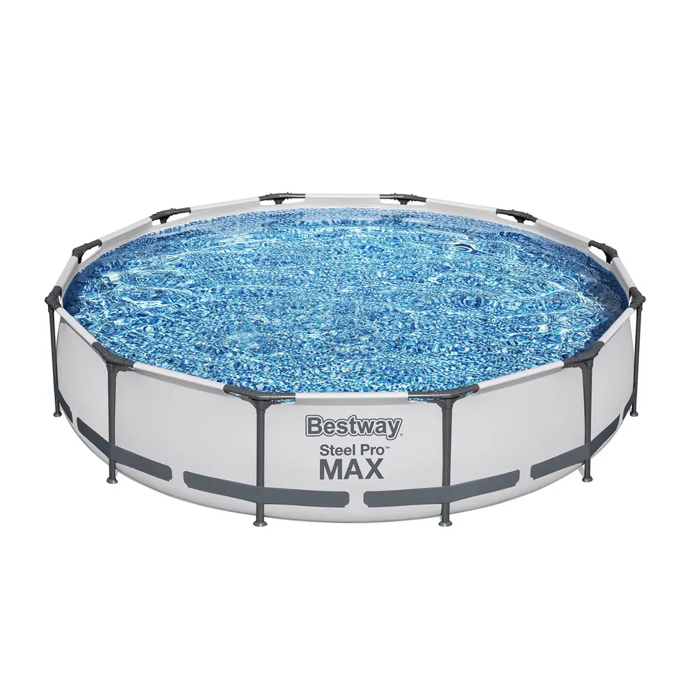 مجموعة حمام السباحة Bestway Steel Pro Frame (12' x 30 مجموعة حمام السباحة Bestway Steel Pro Frame (12' x 30